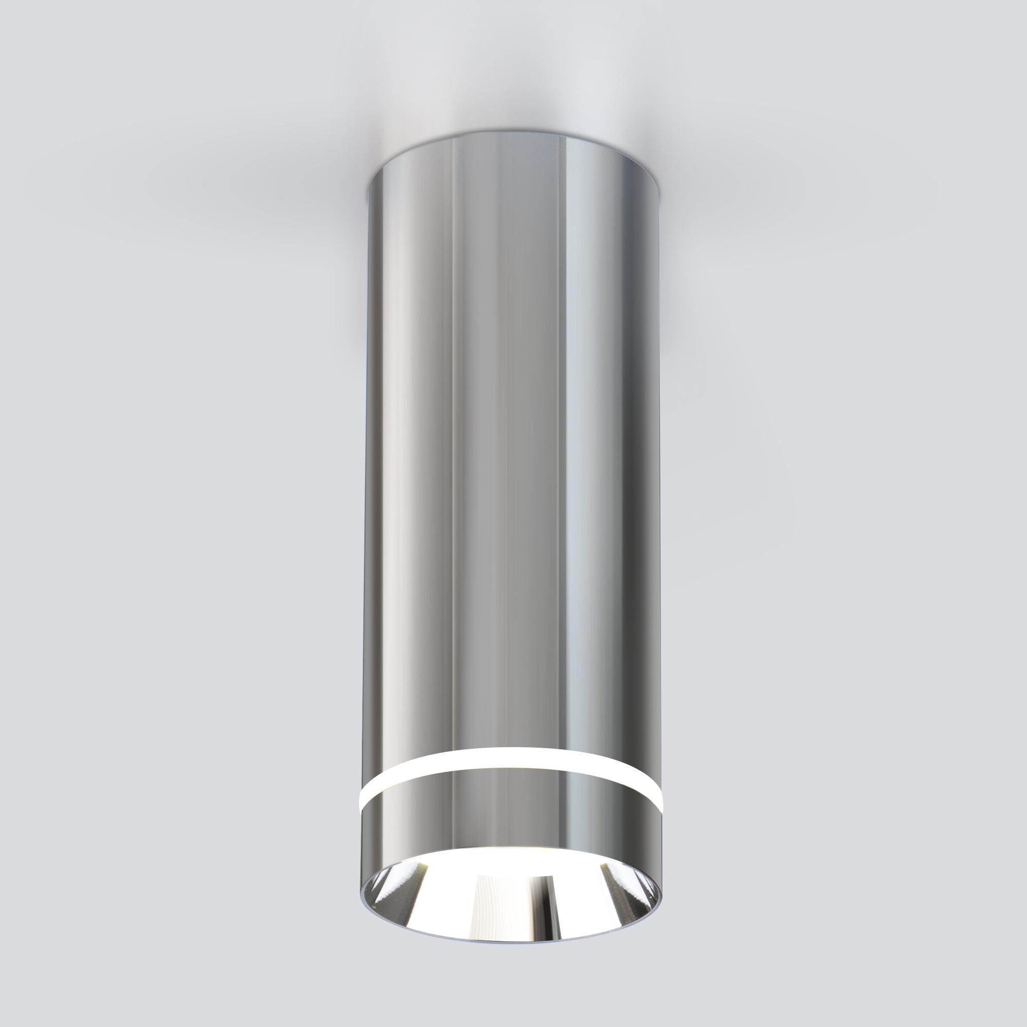 Накладной потолочный светодиодный светильник Elektrostandard DLR022 12W 4200K хром