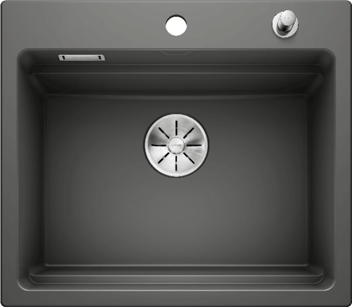 Врезная кухонная мойка Blanco BLANCO ETAGON 6 керамика PuraPlus базальт