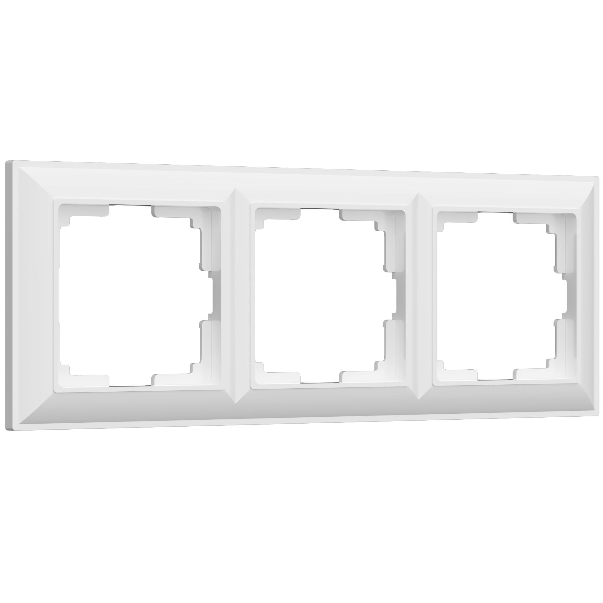 Рамка на 3 поста белый Werkel W0032201