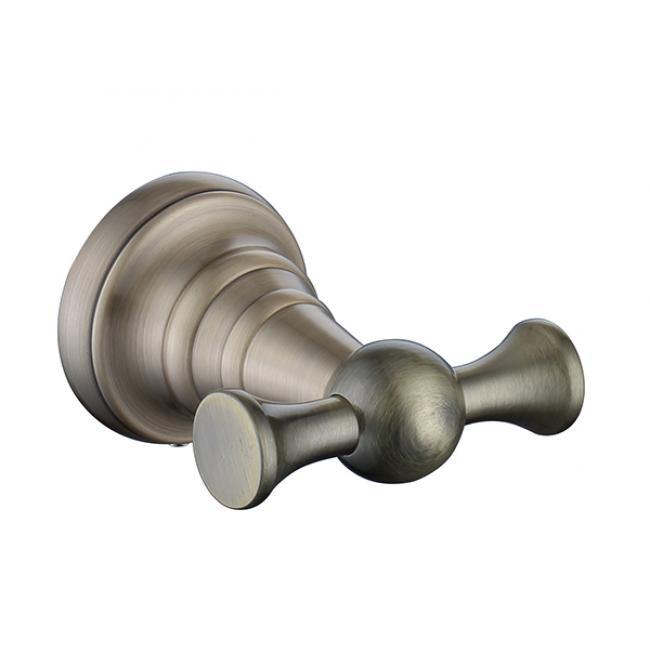 Крючок двойной (латунь) Kaiser KH-4202 бронза