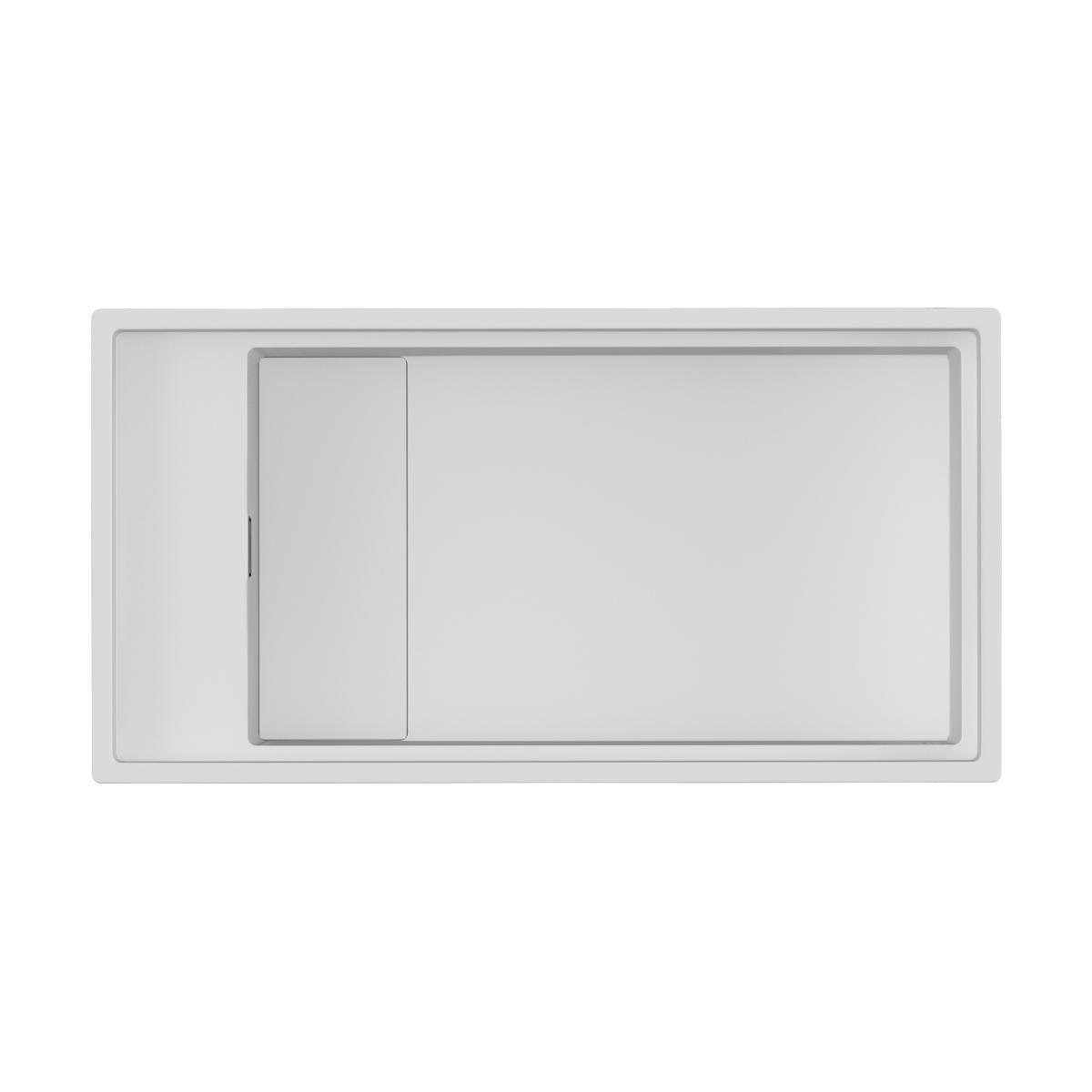 Врезная кухонная мойка Omoikiri Kinaru 86-U/I WH белый 4997026