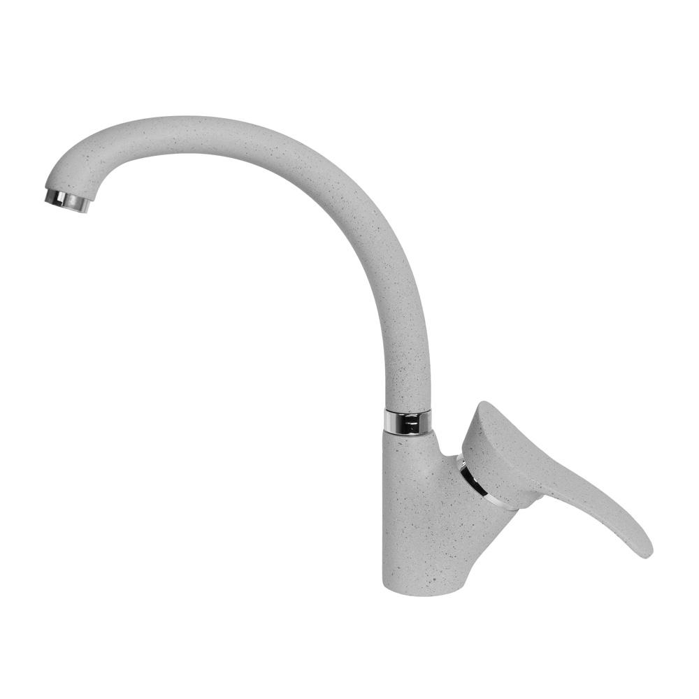Смеситель для кухни AquaGranitEx C-3040 (310) серый
