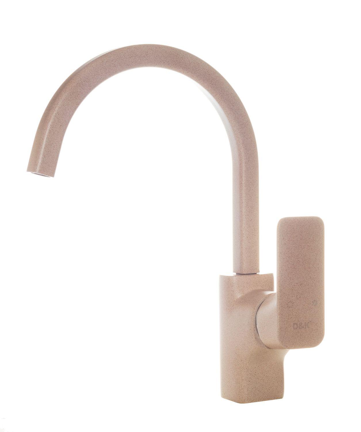 Смеситель для кухни (мойки) D&K Berlin. DA1432423 песочный