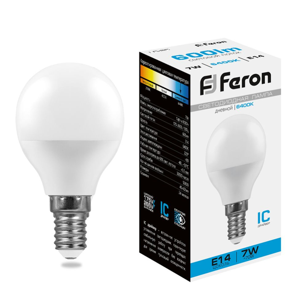 Лампа светодиодная Feron LB-95 25480
