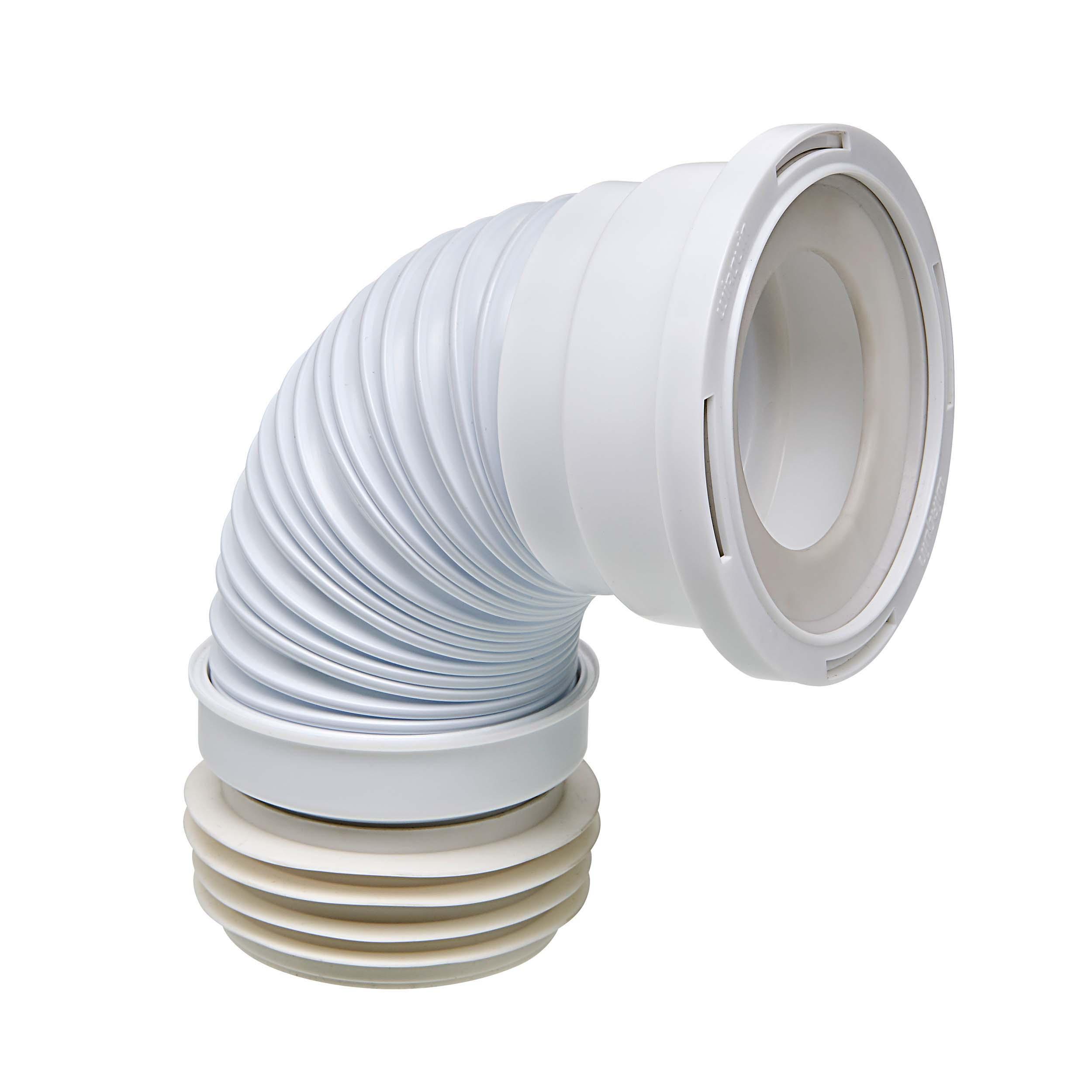 Труба для унитаза гофрированная Wirquin PUSH-FIT L190-330 мм, D110 мм 70984969