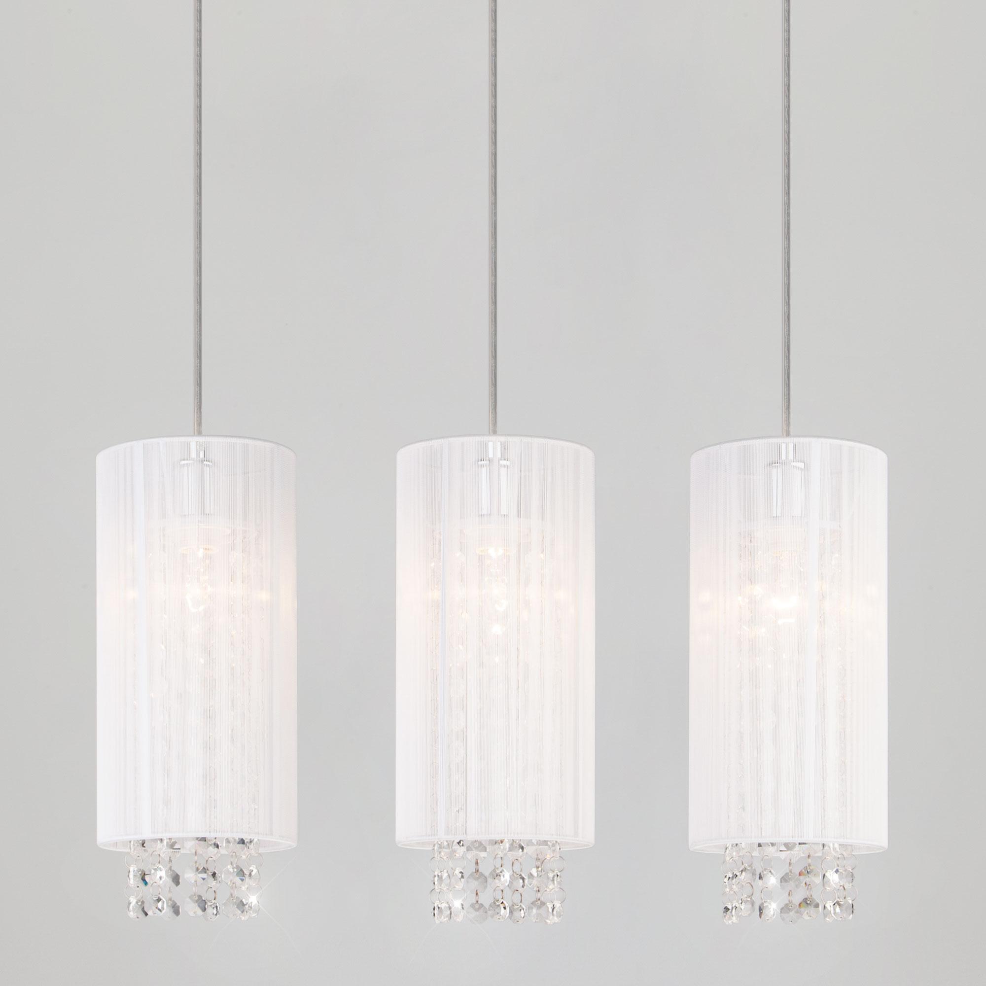 Подвесной светильник с хрусталем Eurosvet 1188/3 хром