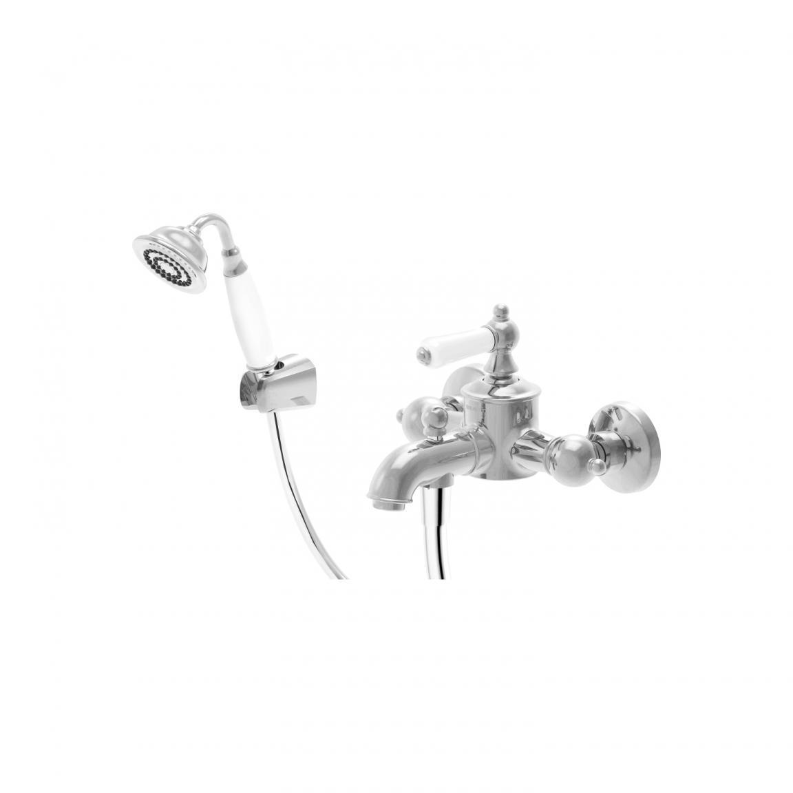 Смеситель для ванны с душевой лейкой Bravat Art F675109C-B хром