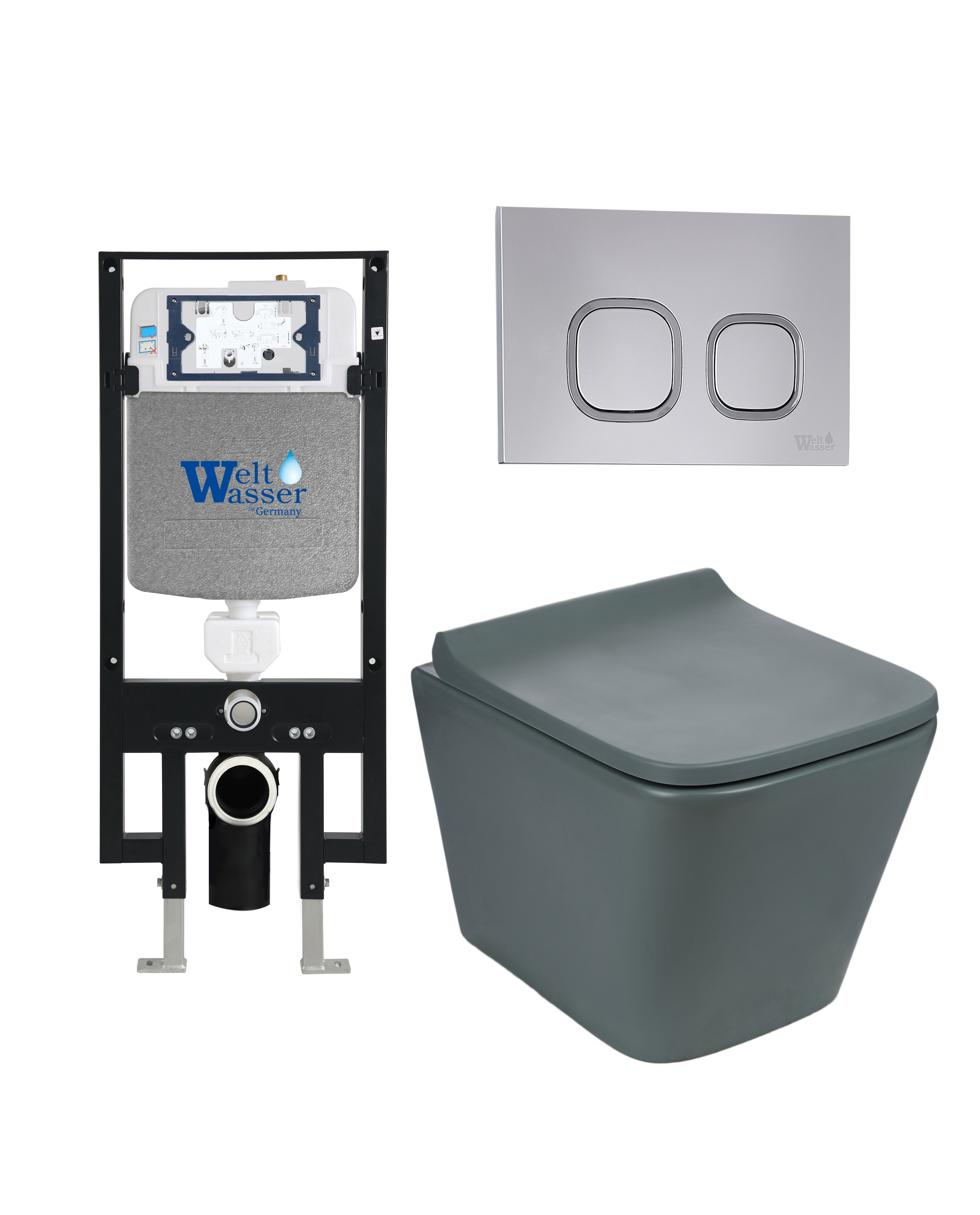 Комплект WeltWasser 10000010559 Gelbach 041 MT-GR + Amberg 497 + Amberg RD-CR