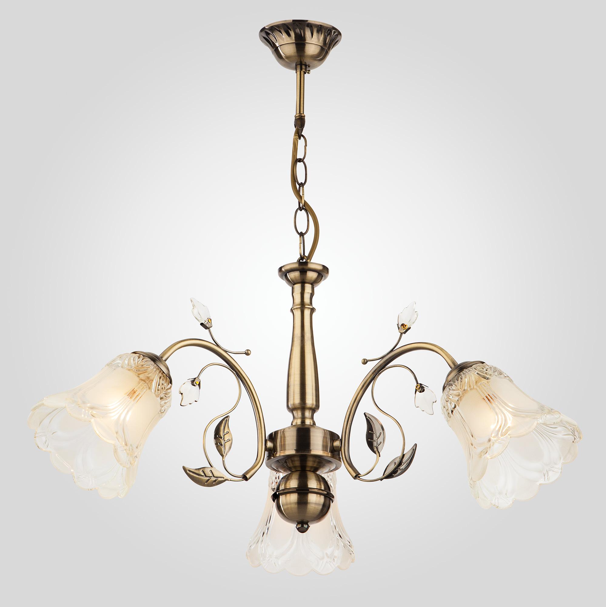 Люстра классическая Eurosvet 30009/3 античная бронза