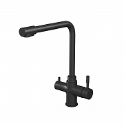 Смеситель для кухонной мойки с фильтром Rush MS9035-33Black