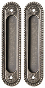 Ручка Armadillo для раздвижных дверей SH010 CL AS-9 античное серебро 33757