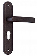 Ручка Меттэм дверная для ЗВ4 НР0901 (плоская) медный антик 6157