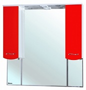 Зеркало-шкаф Bellezza Мари-105 бело-красный