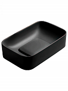 Раковина накладная WeltWasser 61/38/15 WW Elbach 78575-60 MT-BL 10000008703 матовая черная