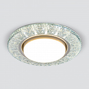 Встраиваемый точечный светильник Elektrostandard с LED подсветкой 3022 GX53