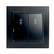 Выключатель двухклавишный Stekker Эрна PSW10-9008-03 39921