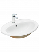 Раковина врезная WeltWasser 55/47/20 WW Deilbach 6002 10000003888 белая