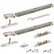 Комплект Armadillo для раздвижных дверей Comfort - PRO SET 1 rollers 80 (CFA170) 38989