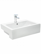Раковина врезная WeltWasser 52х43х16 WW Deilbach 4012 10000003885 белая