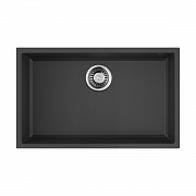 Врезная кухонная мойка Omoikiri Tedori 66-U-BL черный 4993972
