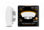 Лампа светодиодная Gauss LED GX53 6W E27 2700K