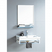 Комплект мебели для ванной River Laura 705 BU 10000003947 белый/голубой