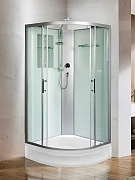 Душевая кабина WeltWasser WW500 Werra  XL 801 80/80/226 без крыши, прозрачное стекло, средний поддон