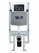 Инсталляция для подвесного унитаза WeltWasser WW Amberg 497 ST BL 10000008222 черная кнопка