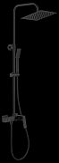 Душевая система Rush Thira TR3635-50Black