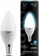 Лампа светодиодная Gauss LED Candie 6,5W E14 4100K свеча