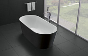 Акриловая ванна без перелива BelBagno BB71-1700-NERO-W0 1700x800x600