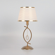 Настольная лампа с абажуром Eurosvet 01066/1 перламутровое золото