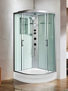 Душевая кабина WeltWasser WW500 Werra XL 1004 100/100/225 с крышей, прозрачное стекло, средний поддо