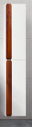 Шкаф подвесной, правосторонний 330x300x1600 BelBagno Bianco Lucido AURORA-1600-2A-SC-BL-P-R