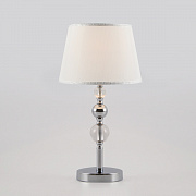 Настольная лампа с абажуром Eurosvet 01071/1 хром