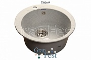 Мойка кухонная GranFest RONDO GF-R480 серый