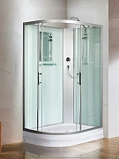 Душевая кабина WeltWasser WW500 Werra XL 1201 R 90/120/225 без крыши, прозрачное стекло, средний под