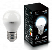 Лампа светодиодная Gauss LED Globe 6,5W E27 4100K шар