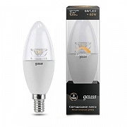 Лампа светодиодная Gauss LED Candie-dim 6W E14 4100K свеча